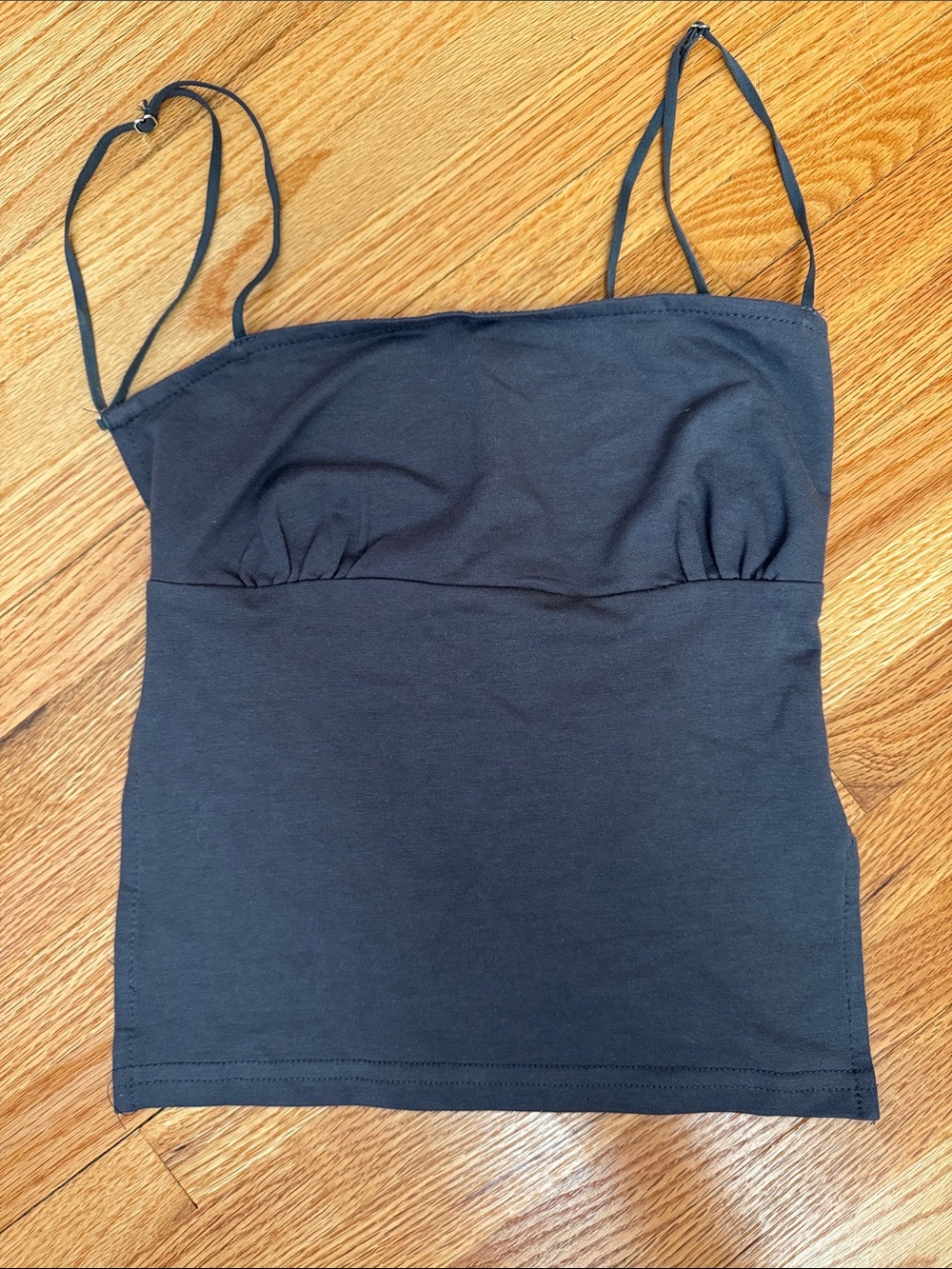 Edikted Jinx Open Back Tie Back Cami Top Black Size XS